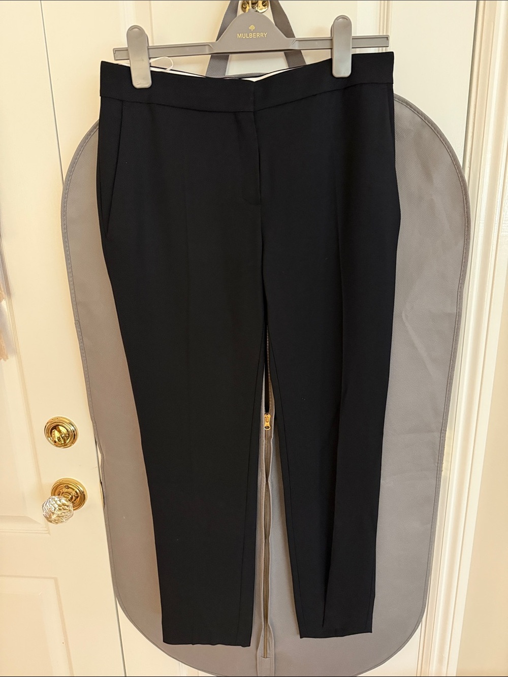 Mulberry Black Tailored Slim Trousers